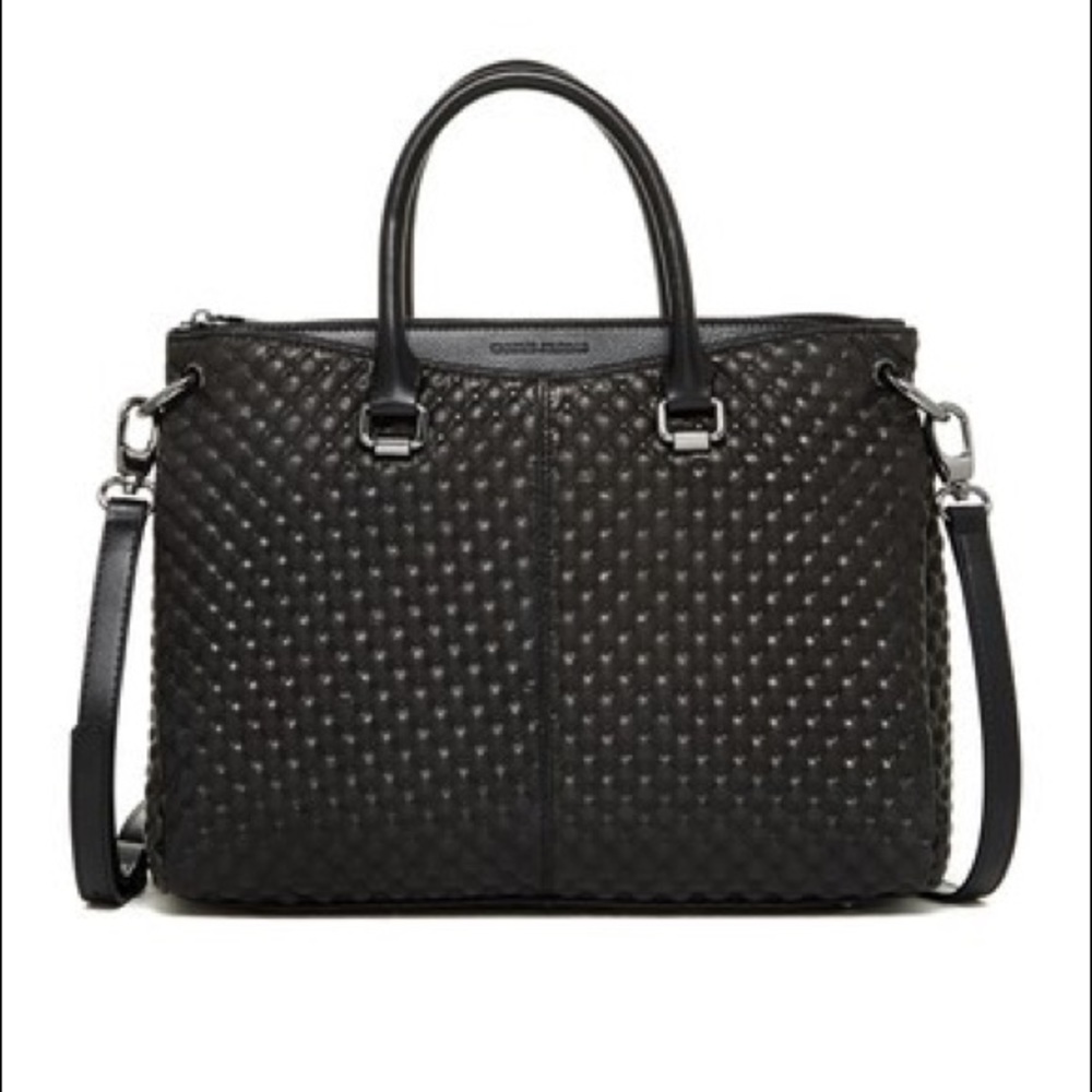 Charles Jourdan Macon Quilted Leather Satchel